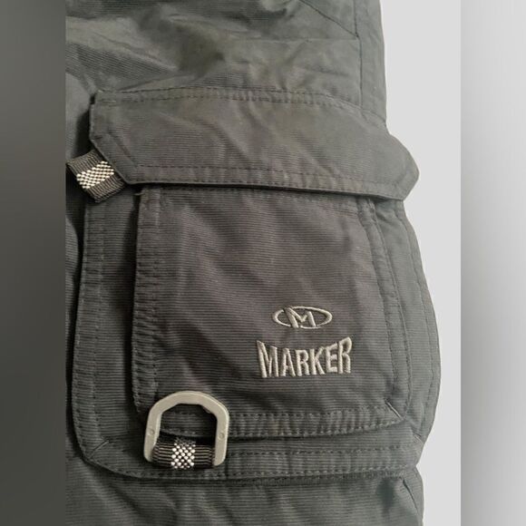 MARKER Betty Rides Black Ski Snowboard Snow Winter Long Waterproof designer pant - Picture 2 of 9